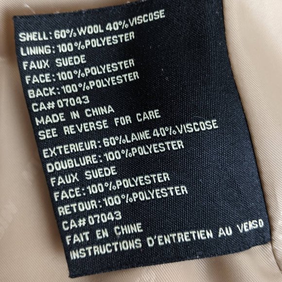 M60 Miss Sixty Elegant Classic Wool Coat with Cape Medium - Picture 13 of 14